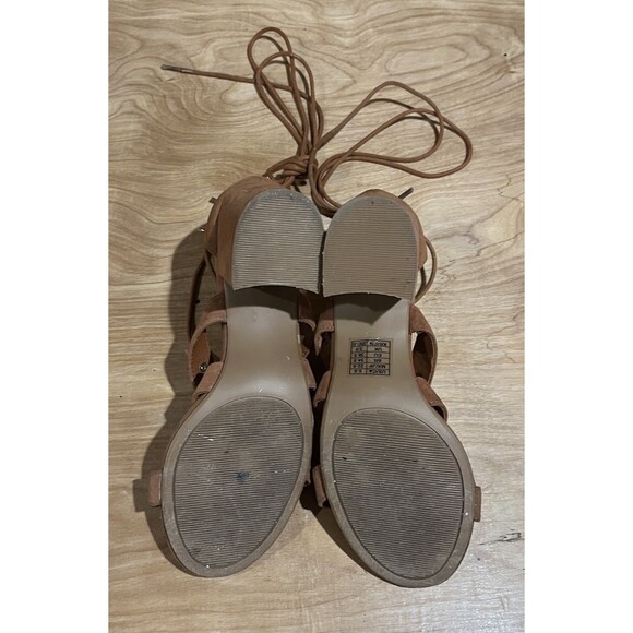 Forever 21 Women's 5.5  Lace Up High Heel Sandals open toe - Picture 4 of 5